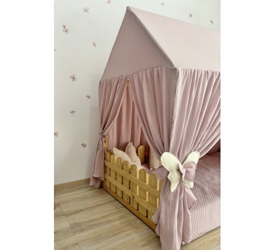 Κάλυμμα κρεβατιού-Canopy Bed Light pink