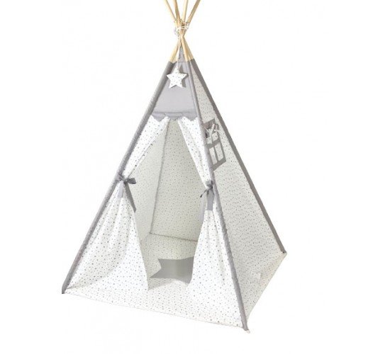 Παιδική Σκηνή - teepee tent White And Grey