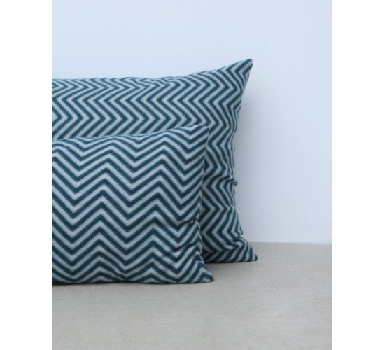 Βρεφική Fleece Chevron Μαξιλαροθήκη Firenze 30x45cm 30x45cm Γκρι