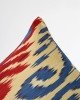 Διακοσμητική Μαξιλαροθήκη Αργαλειού Boho Ikat 35x60cm Μπλε