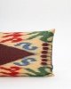 Διακοσμητική Μαξιλαροθήκη Αργαλειού Boho Ikat 35x60cm Πράσινο