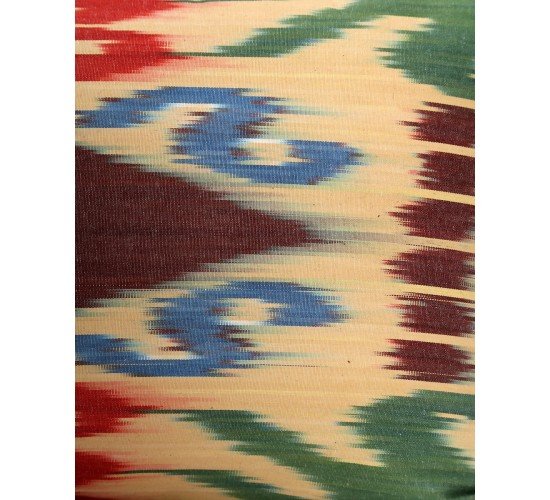 Διακοσμητική Μαξιλαροθήκη Αργαλειού Boho Ikat 35x60cm Πράσινο