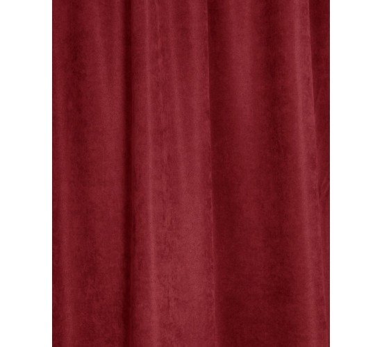 Μονόχρωμο Βελούδινο Ύφασμα Velvet Suede Φ300cm σε 4 Αποχρώσεις Κόκκινο