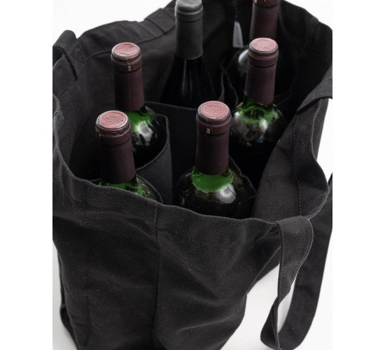 Υφασμάτινη Τσάντα Tote Combo σε 2 Αποχρώσεις 40x30x15cm One Size (40x30x15cm) Μαύρο