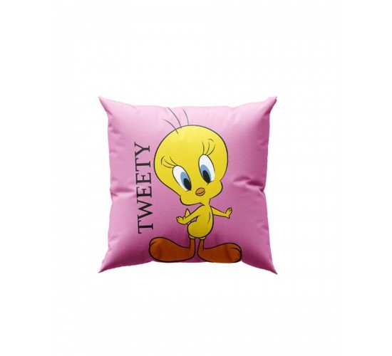 Παιδικό Διακοσμητικό Μαξιλάρι Tweety Des.2 Warner Bros 40x40cm 40x40cm