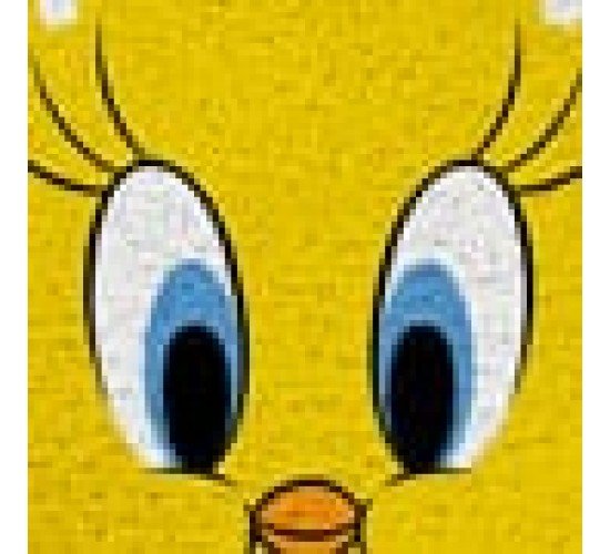 Παιδικό Χαλί Tweety Des.1 Warner Bros σε 2 Διαστάσεις 55x85cm Κίτρινο