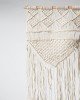 Boho Διακοσμητικό Τοίχου Macrame με Κρόσσια Navi 40x70cm 40x70cm Μπεζ