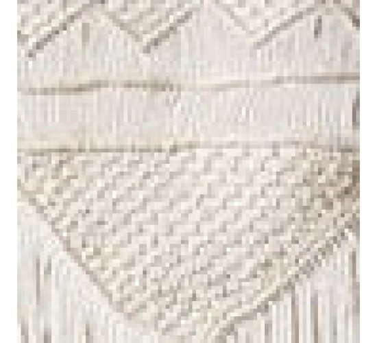 Boho Διακοσμητικό Τοίχου Macrame με Κρόσσια Navi 40x70cm 40x70cm Μπεζ