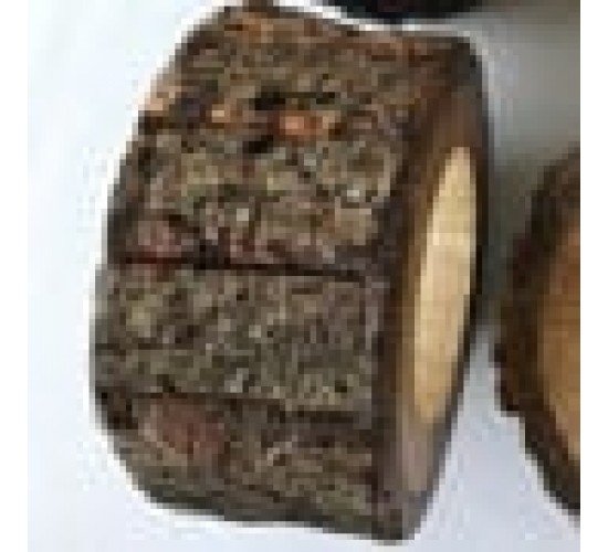 Ξύλινο Natural Δαχτυλίδι Πετσέτας Φαγητού Καφέ Ember 5x5cm One Size (5x5cm) Καφέ