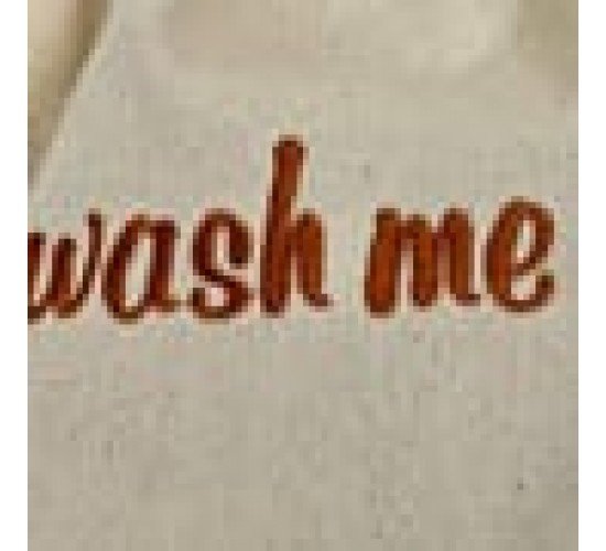 Πουγκί Αποθήκευσης με Εκάι Κέντημα Wash Me Dutch 38x53cm One Size (38x53cm) Εκρού