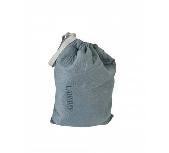 Microsilk Σάκος Απλύτων με Κέντημα Laundry Bag Nomas 30x50cm Άκουα