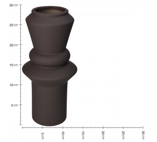 Βάζο Καφέ Δολομίτης 13.1x13.1x28.3cm