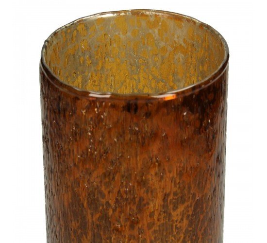 Κηροπήγιο Amber Γυαλί 12x12x20cm