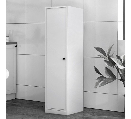 Ντουλάπι κουζίνας - μπάνιου Felix Flat Megapap χρώμα λευκό 33,6x40x135εκ.