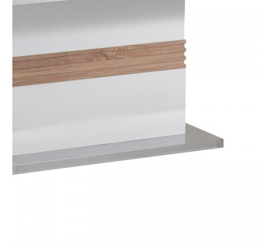 Τραπέζι Zoekrin Inart λευκό mdf 200x100x76εκ Υλικό: MDF - 3D PAPER 029-000263