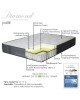 Στρώμα Diamond pocket spring  gel memory foam 25-27cm 160x200εκ Υλικό: 3 ZONE POCKET SPRING    GEL MEMORY FOAM 100-000010