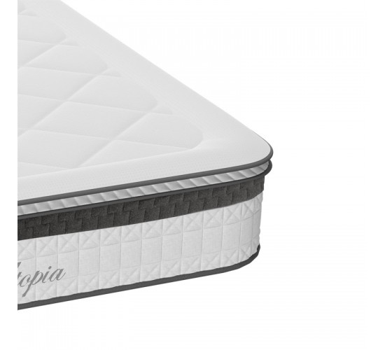 Στρώμα Utopia pocket spring με ανώστρωμα aloe vera 30-32cm 140x200εκ Υλικό: POCKET SPRING   FOAM 100-000026