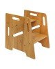 Πύργος εκμάθησης Steppy φυσικό mdf 34x39x39εκ Υλικό: MDF 120-000444