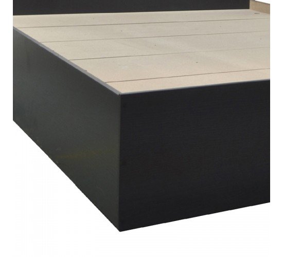 Κρεβάτι διπλό OLYMPUS σε χρώμα wenge 140x200εκ Υλικό: PAPER LAMINATED - MDF - MELAMINE 123-000217