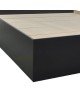 Κρεβάτι διπλό OLYMPUS σε χρώμα wenge 140x200εκ Υλικό: PAPER LAMINATED - MDF - MELAMINE 123-000217