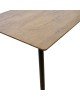 Τραπέζι Cuba MDF sonoma-μαύρο 120x70x76εκ Υλικό: MDF BOARD THICKNESS 20MM WITH PAPER WOOD - IRON TUBE 38X1.1 127-000084