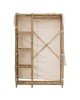 Υφασμάτινη ντουλάπα Jael bamboo φυσικό-εκρού 110x40x170εκ Υλικό: BAMBOO - FABRIC 141-000023