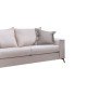 Καναπές Verona 3θέσιος cream - μαξιλάρια mocha 225x93x100εκ Υλικό: FABRIC 168-000049