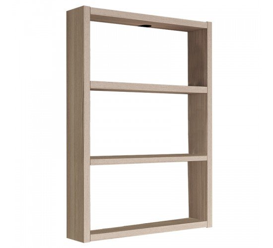 Ραφιέρα τοίχου Seraphim oak 43.2x9x60εκ Υλικό: CLIPBOARD WITH MELAMINE COATING  - PP 176-000091