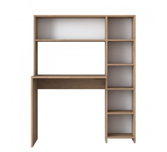 Γραφείο με βιβλιοθήκη Bookie sonoma 113x40x142εκ Υλικό: European E1 Grade Melamine Faced 18 mm Particle Board 182-000068