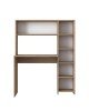 Γραφείο με βιβλιοθήκη Bookie sonoma 113x40x142εκ Υλικό: European E1 Grade Melamine Faced 18 mm Particle Board 182-000068