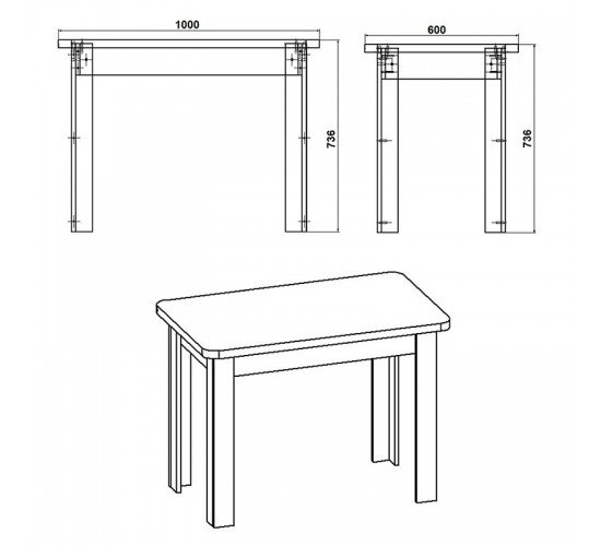 Τραπέζι Celeste sonoma 100x60x73.5εκ Υλικό: CLIPBOARD WITH MELAMINE 16MM 184-000010