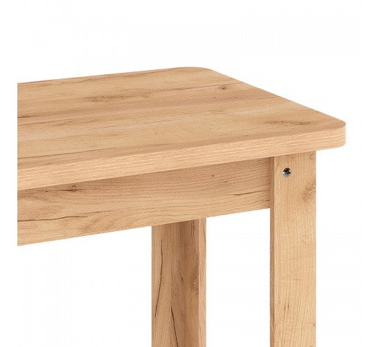 Τραπέζι Celeste μελαμίνης σε oak απόχρωση 100x60x73.5εκ Υλικό: CLIPBOARD WITH MELAMINE 16MM 184-000098