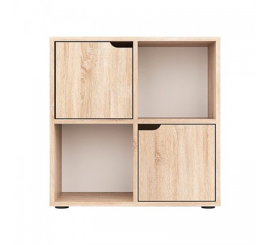 Βιβλιοθήκη Bookel σε sonoma απόχρωση 59.6x27.5x60.4εκ Υλικό: Laminated chipboard 16 mm 184-000114