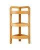 Ραφιέρα επιδαπέδια 3όροφη Jabez bamboo φυσικό 23x23x61εκ Υλικό: BAMBOO 199-000141