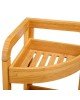 Ραφιέρα επιδαπέδια 3όροφη Jabez bamboo φυσικό 23x23x61εκ Υλικό: BAMBOO 199-000141