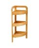 Ραφιέρα επιδαπέδια 3όροφη Jabez bamboo φυσικό 23x23x61εκ Υλικό: BAMBOO 199-000141