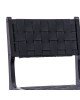 Καρέκλα Ridley ξύλο-pu μαύρο Υλικό: RUBBER WOOD - PVC 236-000009