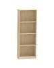 Βιβλιοθήκη Presley sonoma 60x30x167εκ Υλικό: CLIPBOARD WITH MELAMINE 248-000003