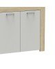 Μπουφές Haven sonoma-λευκό 180x40x80εκ Υλικό: CLIPBOARD WITH MELAMINE 248-000006