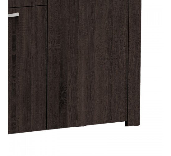 Μπουφές Kinley grey-wenge 210x40x82εκ Υλικό: CLIPBOARD WITH MELAMINE 248-000008