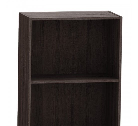 Βιβλιοθήκη Presley grey-wenge 60x30x167εκ Υλικό: CLIPBOARD WITH MELAMINE 248-000009