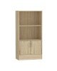 Βιβλιοθήκη Negan sonoma μελαμίνης 60x30x120εκ Υλικό: CLIPBOARD WITH MELAMINE 248-000017