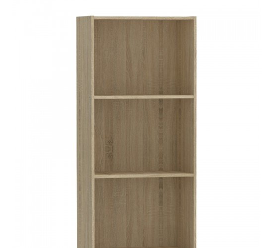 Βιβλιοθήκη Negan sonoma μελαμίνης 57x33x180εκ Υλικό: CLIPBOARD WITH MELAMINE 248-000018