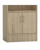 Βιβλιοθήκη Negan sonoma μελαμίνης 57x33x180εκ Υλικό: CLIPBOARD WITH MELAMINE 248-000018