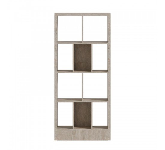 Βιβλιοθήκη Dividre sonoma oak μελαμίνης 80x30x181εκ Υλικό: PARTICLE BOARD 249-000049