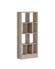 Βιβλιοθήκη Dividre sonoma oak μελαμίνης 80x30x181εκ Υλικό: PARTICLE BOARD 249-000049