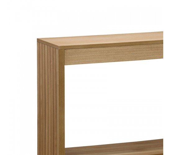 Κονσόλα Focused MDF φυσικό 120x35x74εκ Υλικό: MDF - PARTICLE BOARD WITH PAPER WOOD - TOP 18MM - SIDE 30MM - FRONT 15MM 260-000003