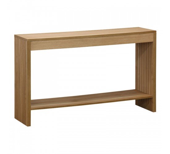 Κονσόλα Focused MDF φυσικό 120x35x74εκ Υλικό: MDF - PARTICLE BOARD WITH PAPER WOOD - TOP 18MM - SIDE 30MM - FRONT 15MM 260-000003