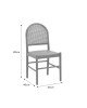 Καρέκλα Alessia ξύλο οξιάς-rattan φυσικό 43x40x89εκ Υλικό: BEECH WOOD - PE RATTAN 263-000010