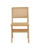 Καρέκλα Brenin φυσικό rubberwood 45x56x82εκ Υλικό: RUBBER WOOD - RATTAN 263-000023